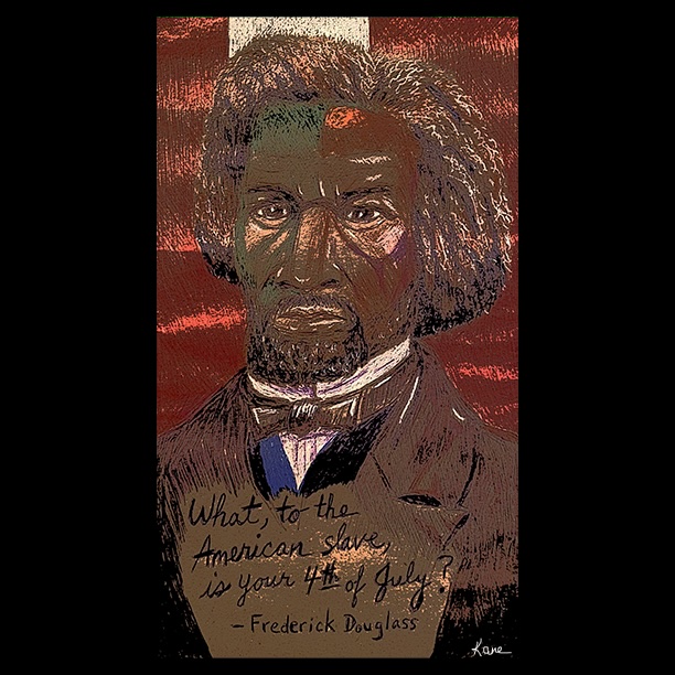 Illustration of Frederick Douglass