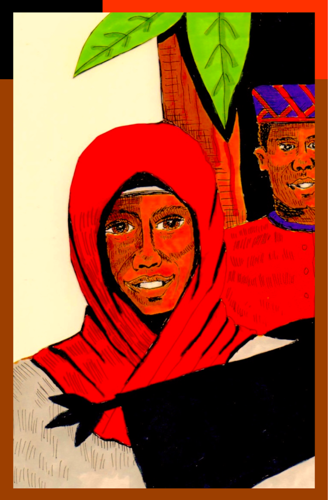 Fatima sees Ahmed's tree.